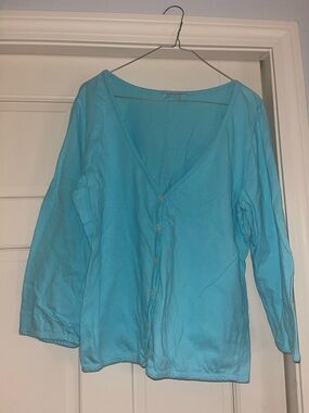 fresh produce Light Aqua Cardigan